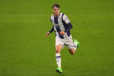 West Bromwich Albion 'dan Alex Williams Premier League 2 U23 karşılaşmasında Aston Villa, West Bromwich Albion' a karşı, Birmingham, Birleşik Krallık Villa Park 'ta, 30 Eylül 202