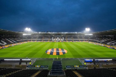 30 Eylül 202 'de MKM Stadyumu' nda Hull City 'nin Luton Town' a karşı oynadığı Sky Bet Şampiyonası öncesinde MKM Stadyumu 'nda genel görüş.