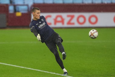 West Bromwich Albion 'dan Ted Cann # 30 Premier League 2 U23 karşılaşması öncesinde Villa Park, Birmingham' da Aston Villa-West Bromwich Albion maçı, 30 Eylül 202