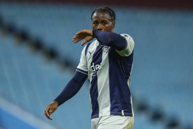 Batı Bromwich Albion 'dan Reyes Cleary # 28 Premier League 2 U23 maçında Aston Villa, West Bromwich Albion' a karşı Villa Park, Birmingham, Birleşik Krallık, 30 Eylül 202