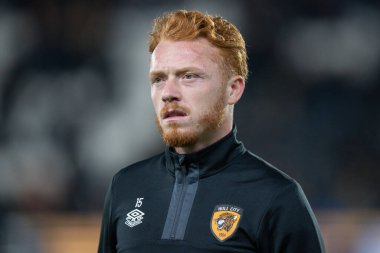 Hull City 'den Ryan Woods, 30 Eylül 202' de Hull City 'nin Luton Town' a karşı oynadığı Sky Bet Şampiyonası karşılaşması öncesinde oynanan ön ısınma maçında...