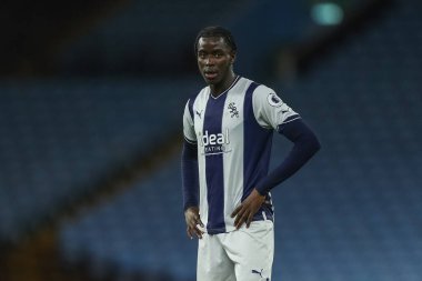 West Bromwich Albion 'dan Mo Faal Premier League 2 U23 maçında Aston Villa, West Bromwich Albion' a karşı Villa Park, Birmingham, İngiltere, 30 Eylül 202