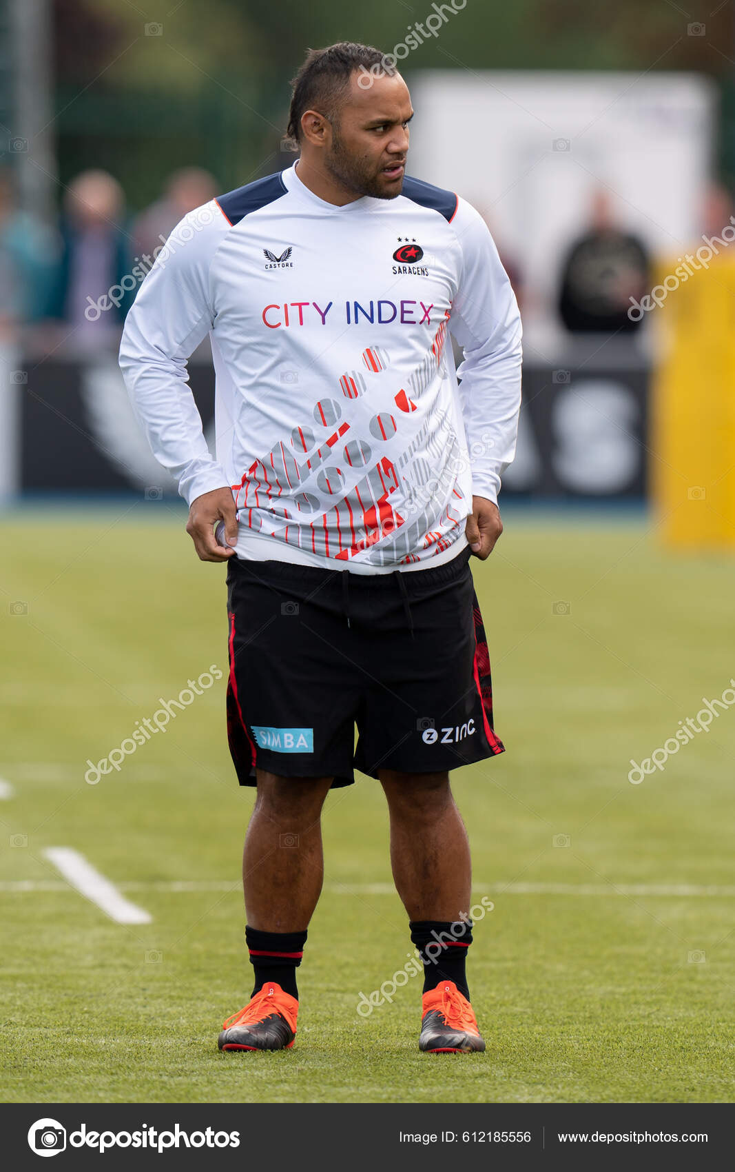 Billy Vunipola Saracens Warming Prior Gallagher Premiership Match