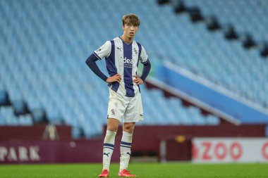 West Bromwich Albion 'dan Harry Whitwell Premier League 2 U23 maçında Aston Villa, West Bromwich Albion' a karşı Villa Park, Birmingham, İngiltere, 30 Eylül 202