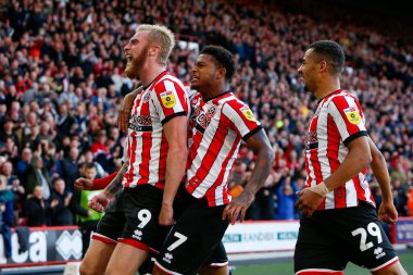 Sheffield United 'dan Oliver McBurnie 1 Ekim 202' de Bramall Lane, Sheffield City 'de oynanan Sky Bet Şampiyonası maçında 1-0' lık skorla gol attı.