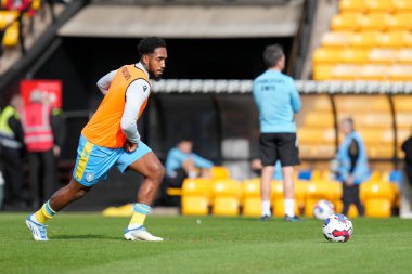 Sheffield 'li Mallik Wilks, 1 Ekim 202' de İngiltere 'nin Burslem kenti Vale Park' ta oynanan Port Vale-Sheffield maçından önce ısınıyor.