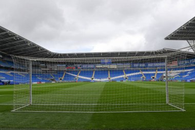 Cardiff City Stadyumu 'nun genel görünümü, Cardiff City Stadyumu' nda Cardiff City - Burnley maçı, 1 Ekim 202