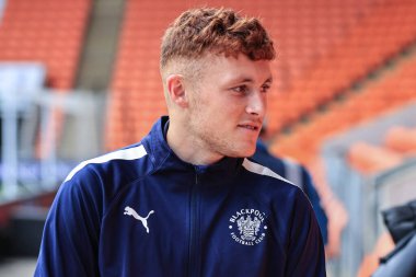 Blackpool 'dan Sonny Carey # 16 Gökyüzü İddia Şampiyonası maçı Blackpool Norwich City' e karşı Bloomfield Road, Blackpool, İngiltere, 1 Ekim 202