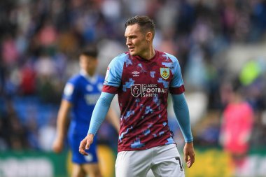 Connor Roberts # 14 of Burnley Sky Bet Şampiyonası Cardiff City - Burnley maçı sırasında Cardiff City Stadyumu, Cardiff, İngiltere, 1 Ekim 202