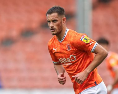 Blackpool 'dan Jerry Yates # 9 Gökyüzü İddia Şampiyonası maçı Blackpool - Norwich City maçı, Bloomfield Road, Blackpool, İngiltere, 1 Ekim 202