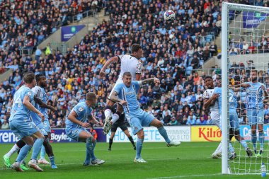 Middlesbrough 'dan Dael Fry # 6, Coventry Building Society Arena, Coventry, İngiltere, 1 Ekim 202' de Coventry City ile Middlesbrough arasındaki Sky Bet Şampiyonası maçında gol atma şansı yakaladı.