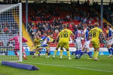 Blackburn Rovers 'ın 22 numaralı oyuncusu Ben Brereton Diaz, Blackburn, İngiltere' de 1 Ekim 202 'de oynanan Sky Bet Şampiyonası maçında Blackburn Rovers' a karşı Millwall maçında 2-0 berabere kaldı.