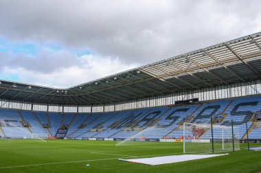 Coventry Building Society Arena 'nın genel görünümü. Coventry City, Coventry Building Society Arena' da Coventry City ile Middlesbrough arasındaki Sky Bet Şampiyonası maçı öncesinde Coventry City 'nin evi.