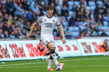 Middlesbrough 'dan Paddy McNair # 17, Coventry Building Society Arena, Coventry, Birleşik Krallık, 1 Ekim 202' de Coventry City ve Middlesbrough arasındaki Gökyüzü İddia Şampiyonası maçında