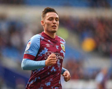 Connor Roberts # 14 of Burnley Sky Bet Şampiyonası Cardiff City - Burnley maçı sırasında Cardiff City Stadyumu, Cardiff, İngiltere, 1 Ekim 202