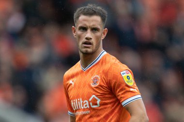 Blackpool 'dan Jerry Yates # 9 Gökyüzü İddia Şampiyonası maçı Blackpool - Norwich City maçı, Bloomfield Road, Blackpool, İngiltere, 1 Ekim 202