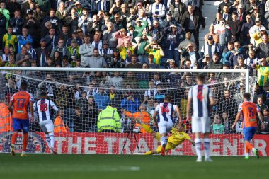 Swansea City 'den Steven Benda # 13, West Bromwich Albion ile Swansea City arasındaki 1 Ekim 202' de oynanan 