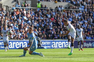 Middlesbrough 'dan Rodrigo Muniz' in, Coventry Building Society Arena, Coventry, İngiltere, 1 Ekim 202 'de oynanan Sky Bet Şampiyonası maçında gol atma şansı var.