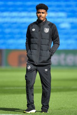 Burnley 'den Ian Maatsen # 29, Sky Bet Şampiyonası maçında Cardiff City, Cardiff City Stadyumu' nda Burnley 'e karşı, 1 Ekim 202