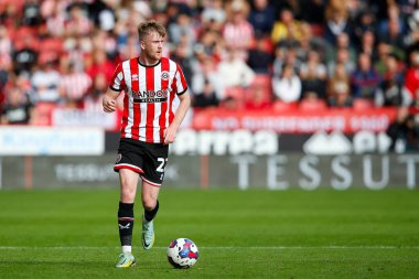 Sheffield United 'ın 22 numaralı Tommy Doyle maçı sırasında Sheffield United, Birmingham City' ye karşı Bramall Lane, Sheffield, İngiltere, 1 Ekim 202