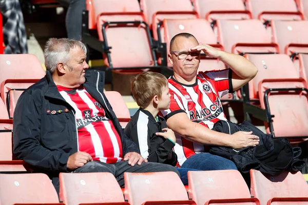 Fãs Sheffield United Durante Luta Sky Bet Championship Sheffield United — Fotografia de Stock