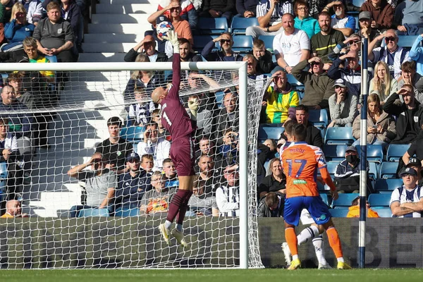 West Bromwich Albion 'dan David Button, West Bromwich Albion' a karşı The Hawthorns, West Bromwich, İngiltere 'de oynanan 1 Ekim 202' de oynanan Sky Bet Şampiyonası maçında barın üzerinden şut attı.