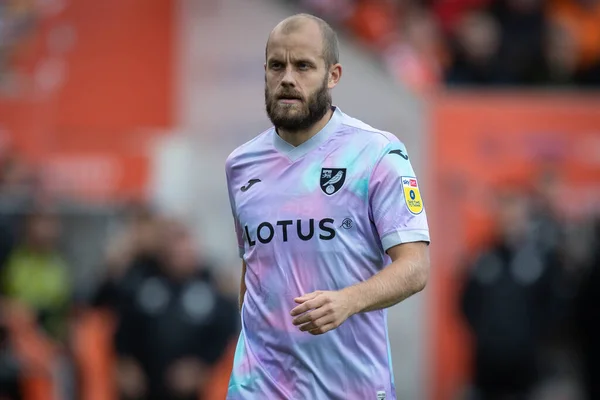 Teemu Pukki Norwich City Durante Sky Bet Championship Match Blackpool —  Fotos de Stock