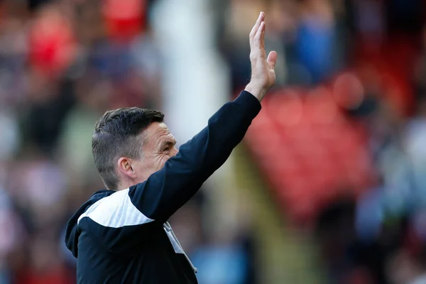 Paul Heckingbottom Manager För Sheffield United Sky Bet Championship Matchen — Stockfoto