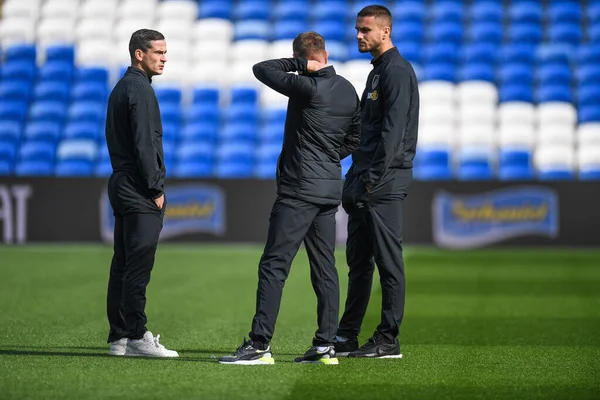 Burnley Pitch Inspection Sky Bet Championship Match Cardiff City Burnley — Stock Photo, Image