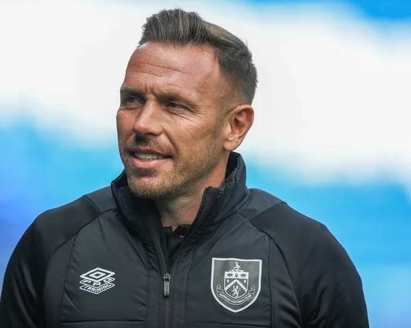Craig Bellamy Assistant Manager Burnley Sky Bet Championship Match Cardiff — Stock Photo, Image