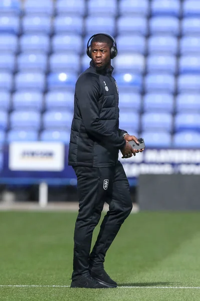 Luke Mbete Tabu Huddersfield Town Chega Estádio Durante Partida Sky — Fotografia de Stock