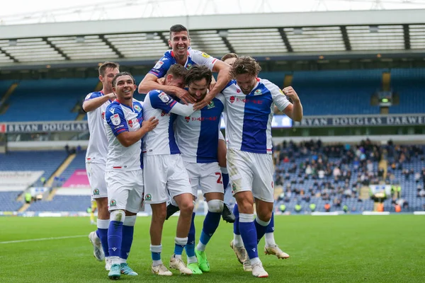 Ben Brereton Diaz Blackburn Rovers Celebrates His Goal Make Sky — Stock Photo, Image