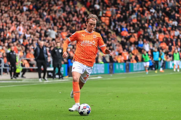 Callum Wright Blackpool Durante Sky Bet Championship Match Blackpool Norwich — Foto Stock