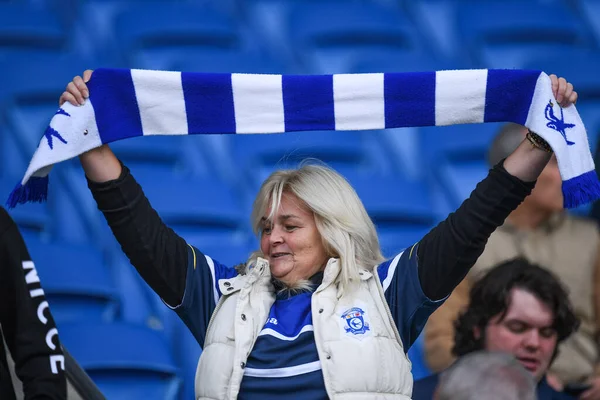 Anhänger Von Cardiff City Während Des Sky Bet Championship Spiels — Stockfoto