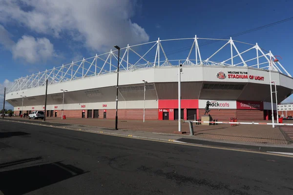 1 Ekim 202 'de İngiltere' nin Sunderland-Preston North End stadyumunda oynanan Sky Bet Şampiyonası maçından önce stadyumun genel görünümü