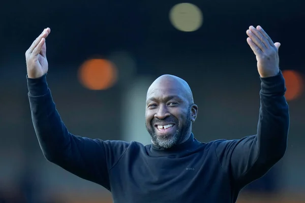 Darren Moore Manager Sheffield Wednesday Salutes Fans Sky Bet League — Stock Photo, Image