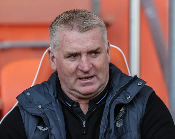 Dean Smith Manager Norwich City Durante Sky Bet Championship Match — Foto Stock