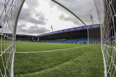 Elland Road 'un Premier League maçından önceki genel görünümü Leeds United ile Aston Villa arasında 2 Ekim 202' de Leeds, İngiltere 'de oynanan Elland Road maçından önce.