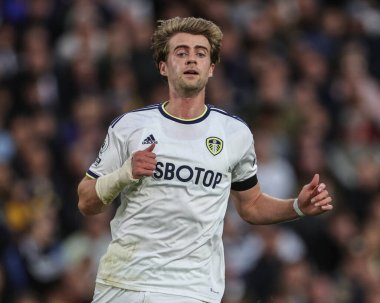 Patrick Bamford # 9 Premier Lig karşılaşmasında Leeds United - Aston Villa maçında Leeds Road, Leeds, İngiltere, 2 Ekim 202