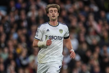 Patrick Bamford # 9 Premier Lig karşılaşmasında Leeds United - Aston Villa maçında Leeds Road, Leeds, İngiltere, 2 Ekim 202