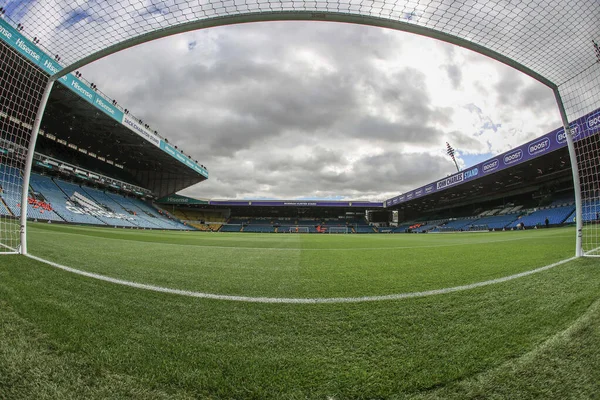 Een Algemeen Beeld Van Elland Road Vanaf Doelpunt Voor Premier — Stockfoto