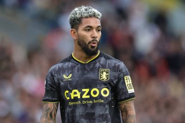 Douglas Luiz # 6. Aston Villa Premier Lig maçı sırasında Leeds United - Aston Villa maçı sırasında Elland Road, Leeds, İngiltere, 2 Ekim 202