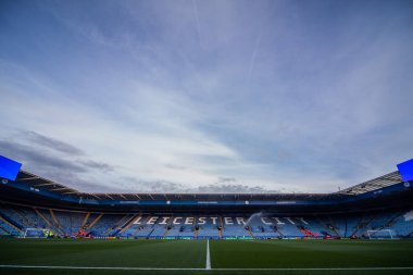 King Power Stadyumu 'nun Premier League maçından önceki genel görüntüsü Leicester City - Nottingham Ormanı maçı King Power Stadyumu, Leicester, İngiltere, 3 Ekim 202