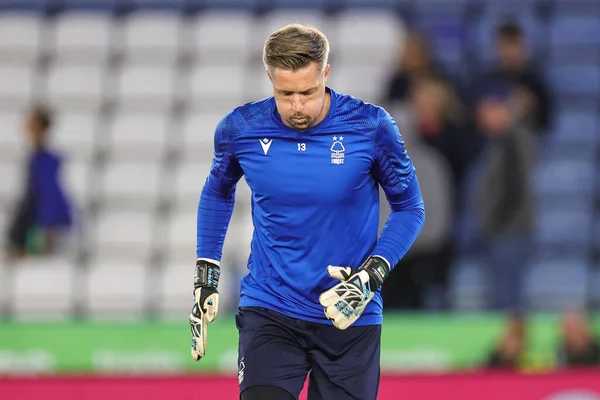 Wayne Hennessey Nottingham Forest Pre Game Warmup Ahead Premier League — Stock Photo, Image