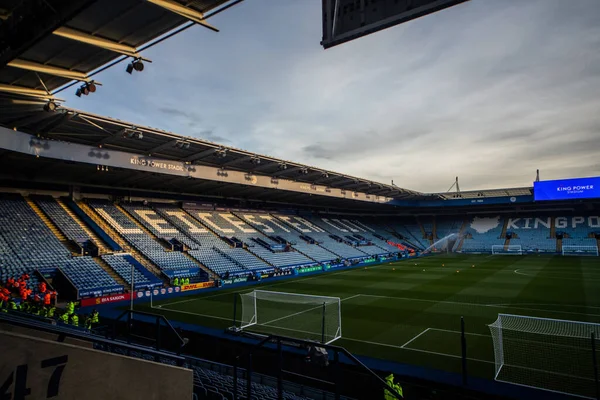 Veduta Generale Dello Stadio King Power Prima Della Partita Premier — Foto Stock