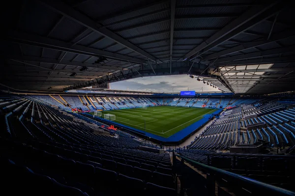 Vista General Del Estadio King Power Antes Del Partido Premier —  Fotos de Stock