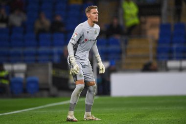 Blackburn Rovers 'dan Thomas Kaminski, Cardiff City, Cardiff City Stadyumu' nda Cardiff City - Blackburn Rovers maçında 4 Ekim 202