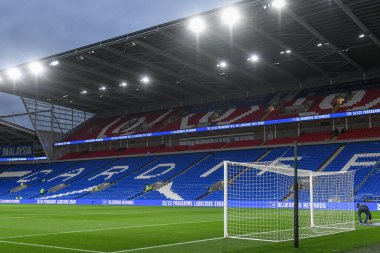 Cardiff City Stadyumu 'nun genel görünümü, Cardiff City - Blackburn Rovers maçında Cardiff City Stadyumu, 4 Ekim 202