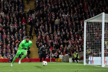 Liverpool Şampiyonlar Ligi Ligi maçında Liverpool Rangers 'a karşı Anfield, Liverpool, İngiltere, 4 Ekim 202' de Liverpool 1.
