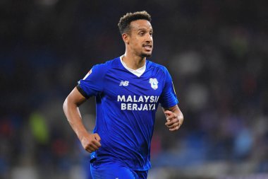 Cardiff City 'den Callum Robinson # 47, Cardiff City - Blackburn Rovers maçında Cardiff City Stadyumu, 4 Ekim 202